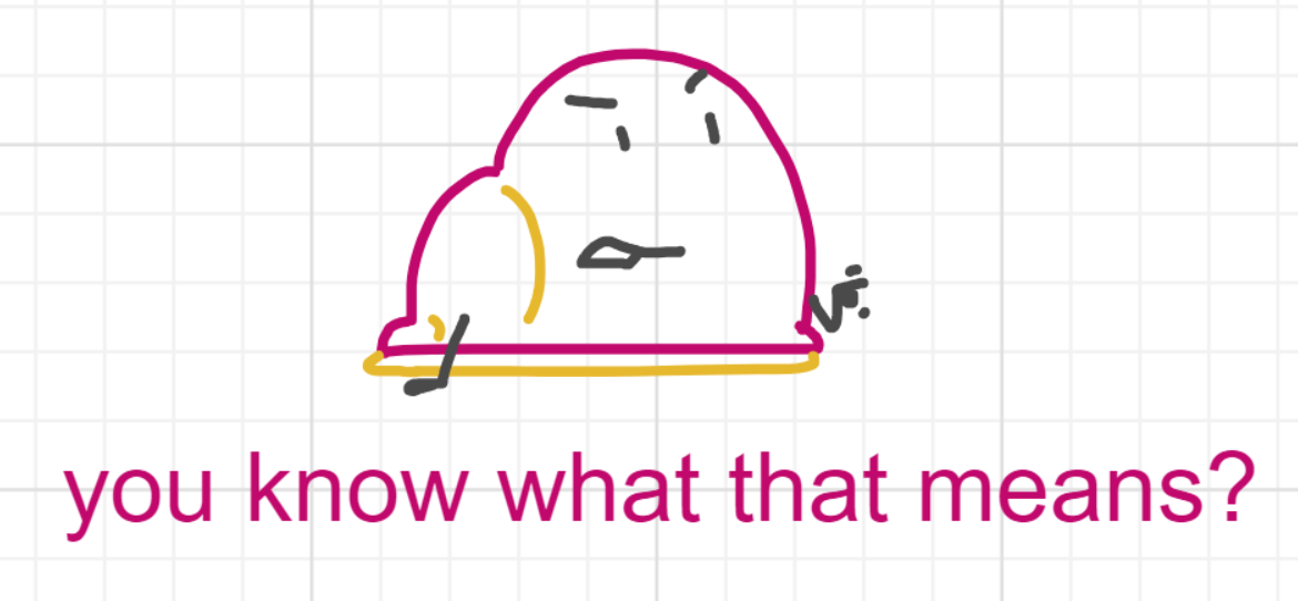 A panel from Running Duos, episode four of the Board Boards object show by Furretwalk/WalkingFurret.